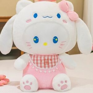 HELLO KITTY UNIVERSE MY MELODY CINNAMOROOL PLUSH. NWT